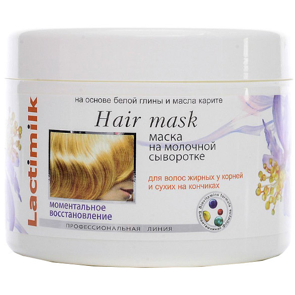 Lactimilk маска для волос против выпадения и ломкости